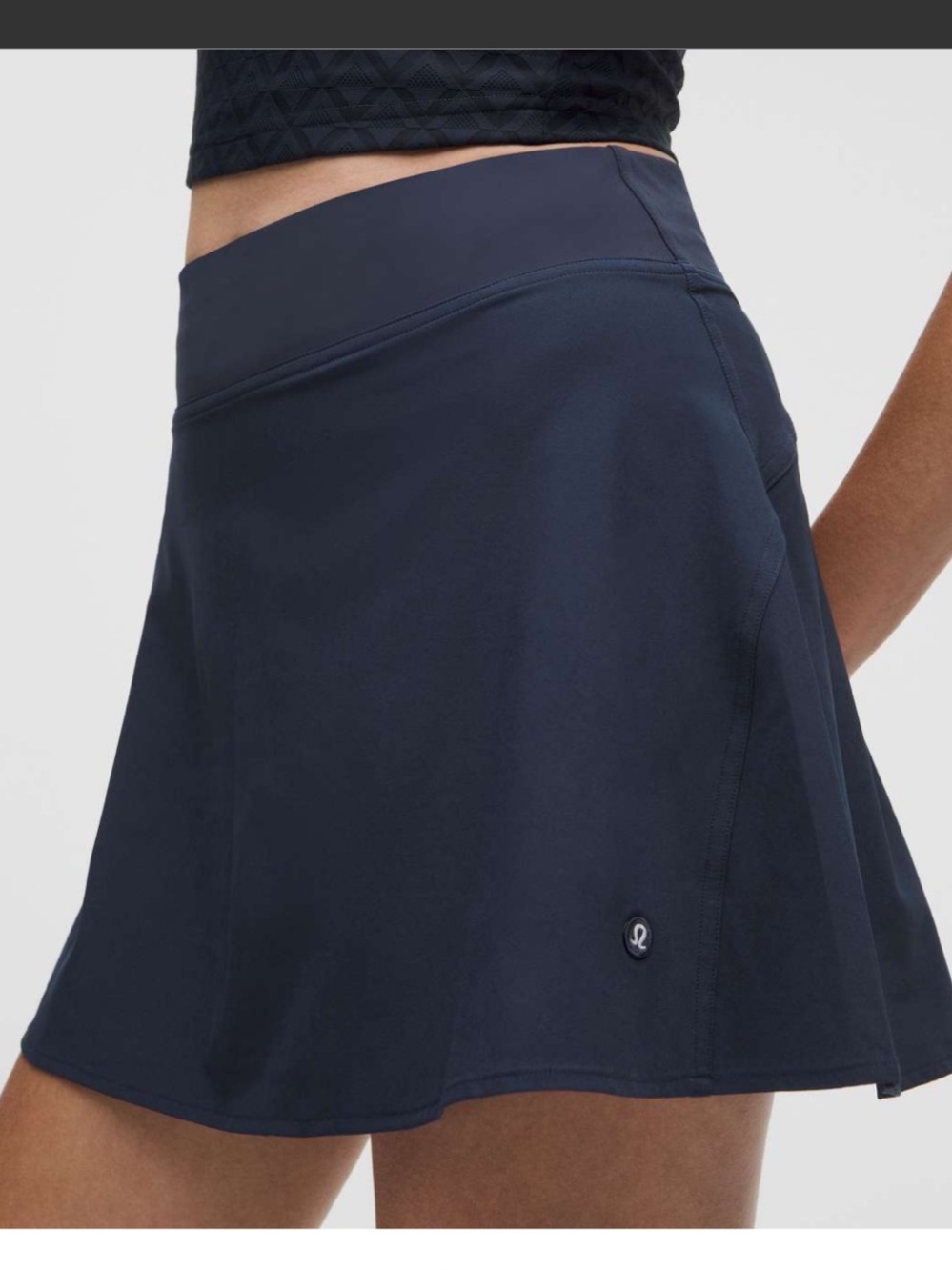 Lululemon Lightweight High Rise Club Blue Skater Tennis Skirt